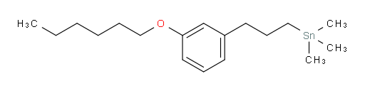 (3-(3-(hexyloxy)phenyl)propyl)trimethylstannane