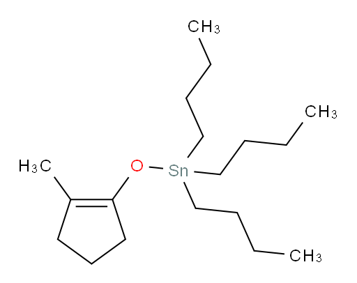 tributyl((2-methylcyclopent-1-en-1-yl)oxy)stannane