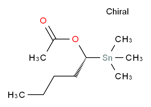 (R)-1-(trimethylstannyl)pentyl acetate