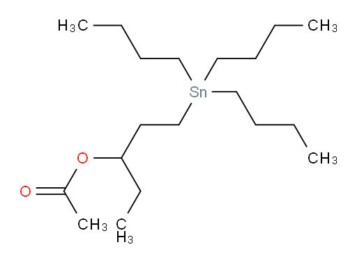1-(tributylstannyl)pentan-3-yl acetate
