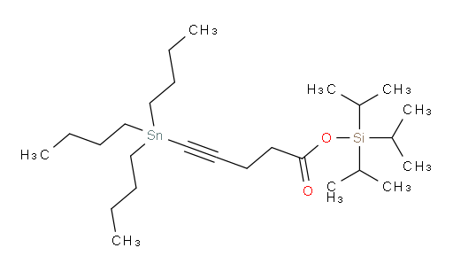三异丙基硅烷基 5-(三丁基锡基)戊-4-炔酸酯