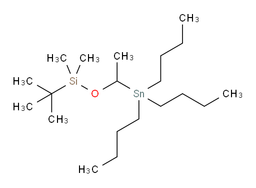 叔丁基二甲基(1-(三丁基锡基)乙氧基)硅烷