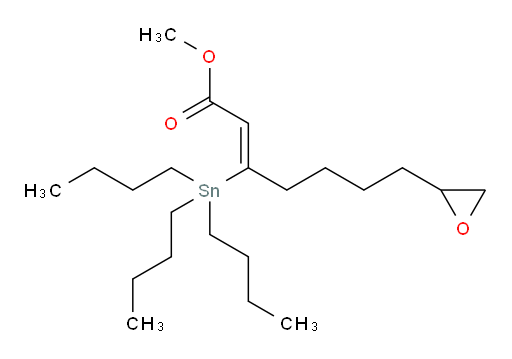 (Z)-methyl 7-(oxiran-2-yl)-3-(tributylstannyl)hept-2-enoate