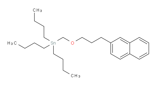 tributyl((3-(naphthalen-2-yl)propoxy)methyl)stannane
