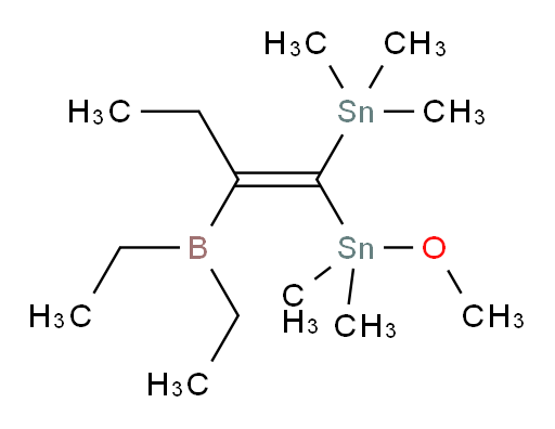 (E)-(2-(diethylboryl)-1-(methoxydimethylstannyl)but-1-en-1-yl)trimethylstannane