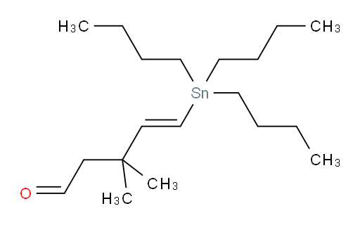 (E)-3,3-dimethyl-5-(tributylstannyl)pent-4-enal