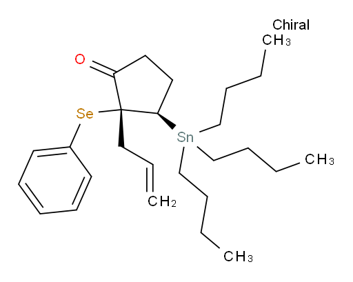 (2R,3R)-2-烯丙基-2-(苯基硒基)-3-(三丁基锡基)环戊酮