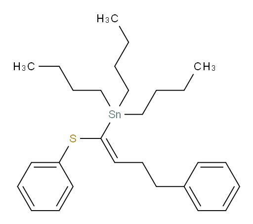 (Z)-三丁基(4-苯基-1-(苯基硫基)丁-1-烯-1-基)锡烷