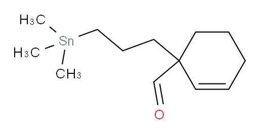 1-(3-(trimethylstannyl)propyl)cyclohex-2-enecarbaldehyde