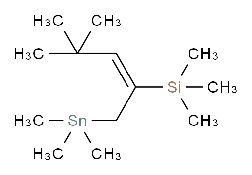 (E)-(4,4-dimethyl-1-(trimethylstannyl)pent-2-en-2-yl)trimethylsilane