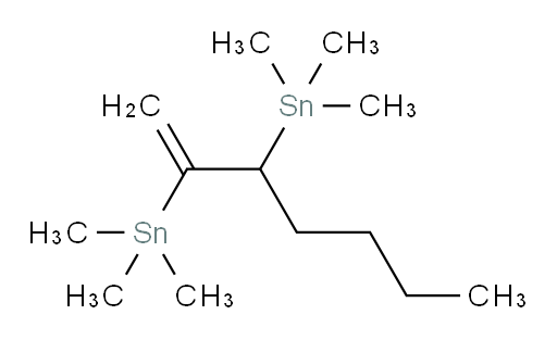 hept-1-ene-2,3-diylbis(trimethylstannane)