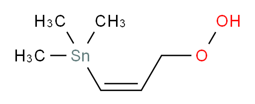 (Z)-(3-过氧化氢丙烯-1-基)三甲基锡烷