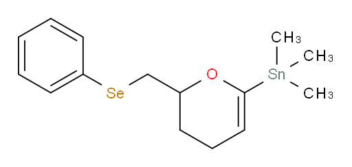 trimethyl(2-((phenylselanyl)methyl)-3,4-dihydro-2H-pyran-6-yl)stannane