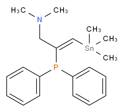 (Z)-2-(diphenylphosphino)-N,N-dimethyl-3-(trimethylstannyl)prop-2-en-1-amine