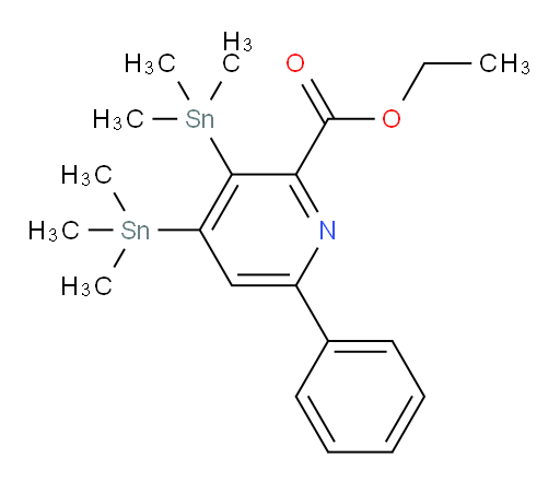 ethyl 6-phenyl-3,4-bis(trimethylstannyl)picolinate