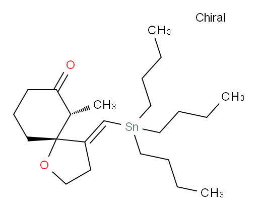 (5R,6R,E)-6-methyl-4-((tributylstannyl)methylene)-1-oxaspiro[4.5]decan-7-one