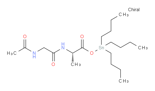 (S)-三丁基锡基 2-(2-乙酰胺基乙酰胺基)丙酸酯