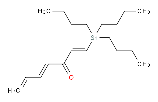(1E,4E)-1-(tributylstannyl)hepta-1,4,6-trien-3-one