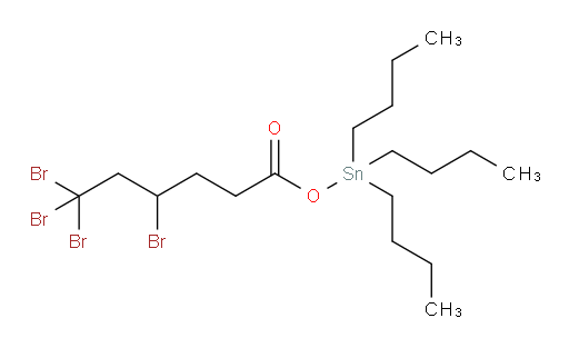 三丁基锡基 4,6,6,6-四溴己酸酯