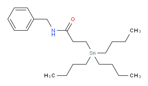 N-benzyl-3-(tributylstannyl)propanamide