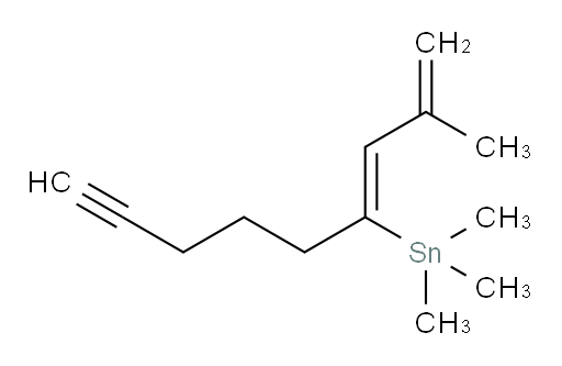 (Z)-trimethyl(2-methylnona-1,3-dien-8-yn-4-yl)stannane