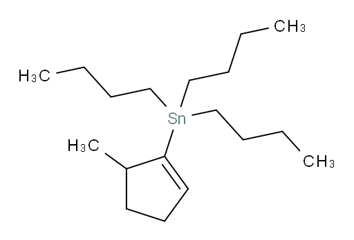 tributyl(5-methylcyclopent-1-en-1-yl)stannane