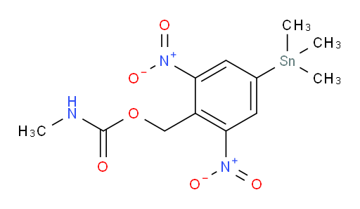 2,6-dinitro-4-(trimethylstannyl)benzyl methylcarbamate