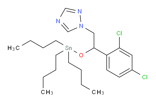 1-(2-(2,4-dichlorophenyl)-2-((tributylstannyl)oxy)ethyl)-1H-1,2,4-triazole