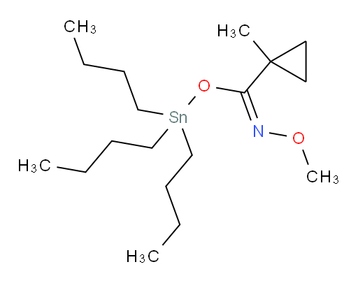 (E)-tributylstannyl N-methoxy-1-methylcyclopropanecarbimidate