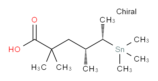 (4R,5S)-2,2,4-三甲基-5-(三甲基锡基)己酸