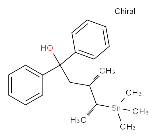 (3S,4R)-3-methyl-1,1-diphenyl-4-(trimethylstannyl)pentan-1-ol