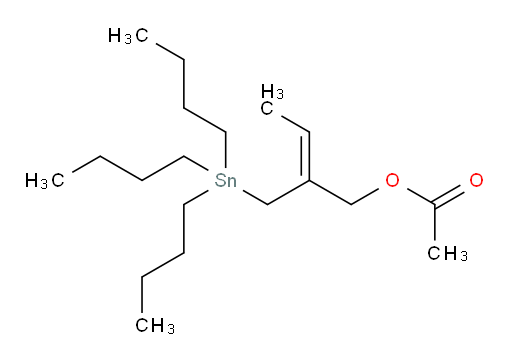 (Z)-2-((tributylstannyl)methyl)but-2-en-1-yl acetate