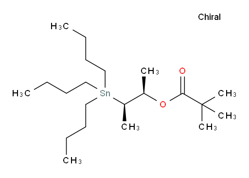 (2R,3R)-3-(三丁基锡基)丁-2-基 特戊酸酯