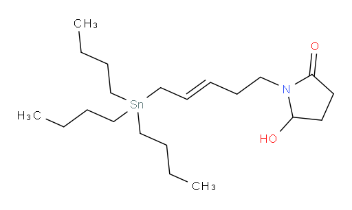 (E)-5-hydroxy-1-(5-(tributylstannyl)pent-3-en-1-yl)pyrrolidin-2-one