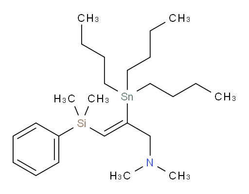 (Z)-3-(dimethyl(phenyl)silyl)-N,N-dimethyl-2-(tributylstannyl)prop-2-en-1-amine