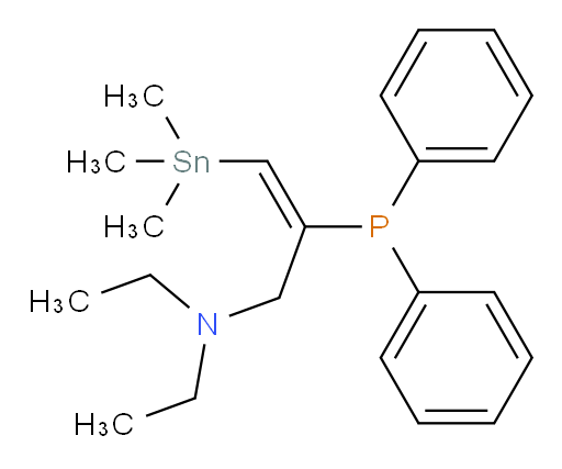 (E)-2-(二苯基膦酰基)-N,N-二乙基-3-(三甲基锡基)丙-2-烯-1-胺