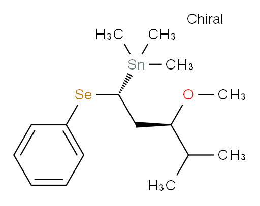 ((1R,3R)-3-methoxy-4-methyl-1-(phenylselanyl)pentyl)trimethylstannane