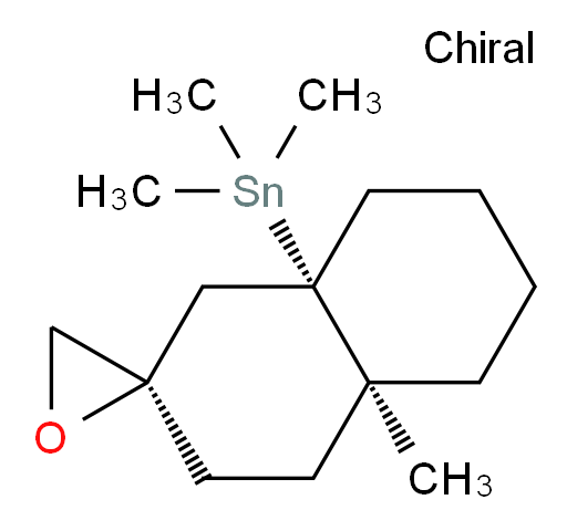 trimethyl((2R,4aS,8aS)-4a-methyloctahydro-1H-spiro[naphthalene-2,2'-oxiran]-8a-yl)stannane
