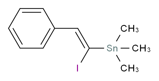 (Z)-(1-iodo-2-phenylvinyl)trimethylstannane