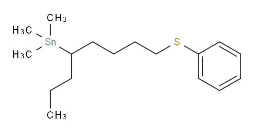 trimethyl(8-(phenylthio)octan-4-yl)stannane