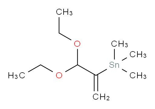 (3,3-diethoxyprop-1-en-2-yl)trimethylstannane