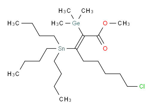 (Z)-methyl 8-chloro-3-(tributylstannyl)-2-(trimethylgermyl)oct-2-enoate