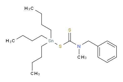 tributylstannyl benzyl(methyl)carbamodithioate
