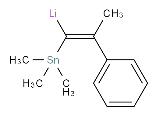 (Z)-(2-phenyl-1-(trimethylstannyl)prop-1-en-1-yl)lithium