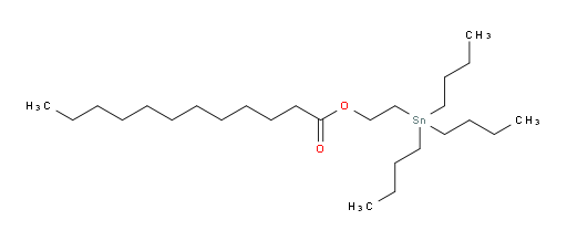 2-(三丁基锡基)乙基 十二烷酸盐
