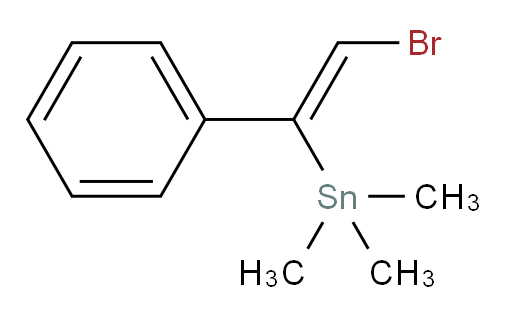 (Z)-(2-溴-1-苯基乙烯基)三甲基锡烷
