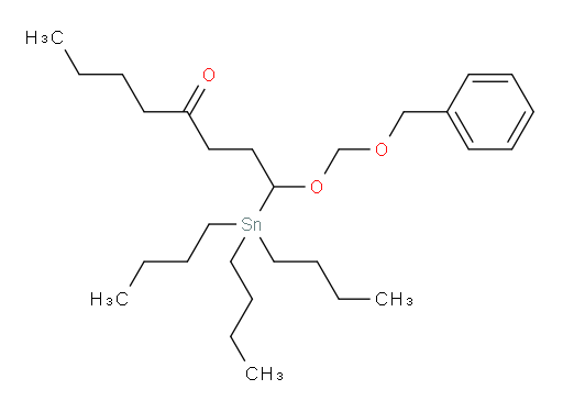 1-((benzyloxy)methoxy)-1-(tributylstannyl)octan-4-one