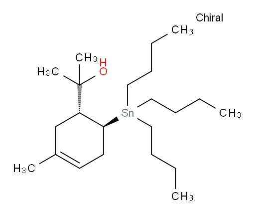 2-((1R,6S)-3-methyl-6-(tributylstannyl)cyclohex-3-en-1-yl)propan-2-ol