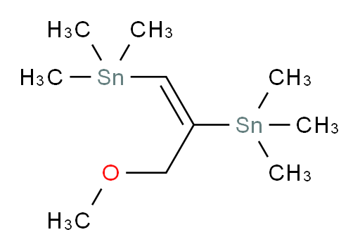 (E)-(3-methoxyprop-1-ene-1,2-diyl)bis(trimethylstannane)