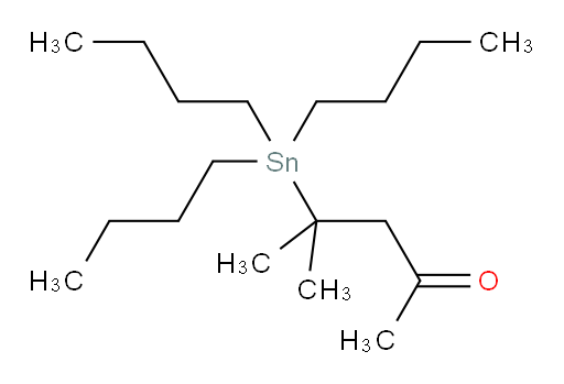 4-methyl-4-(tributylstannyl)pentan-2-one